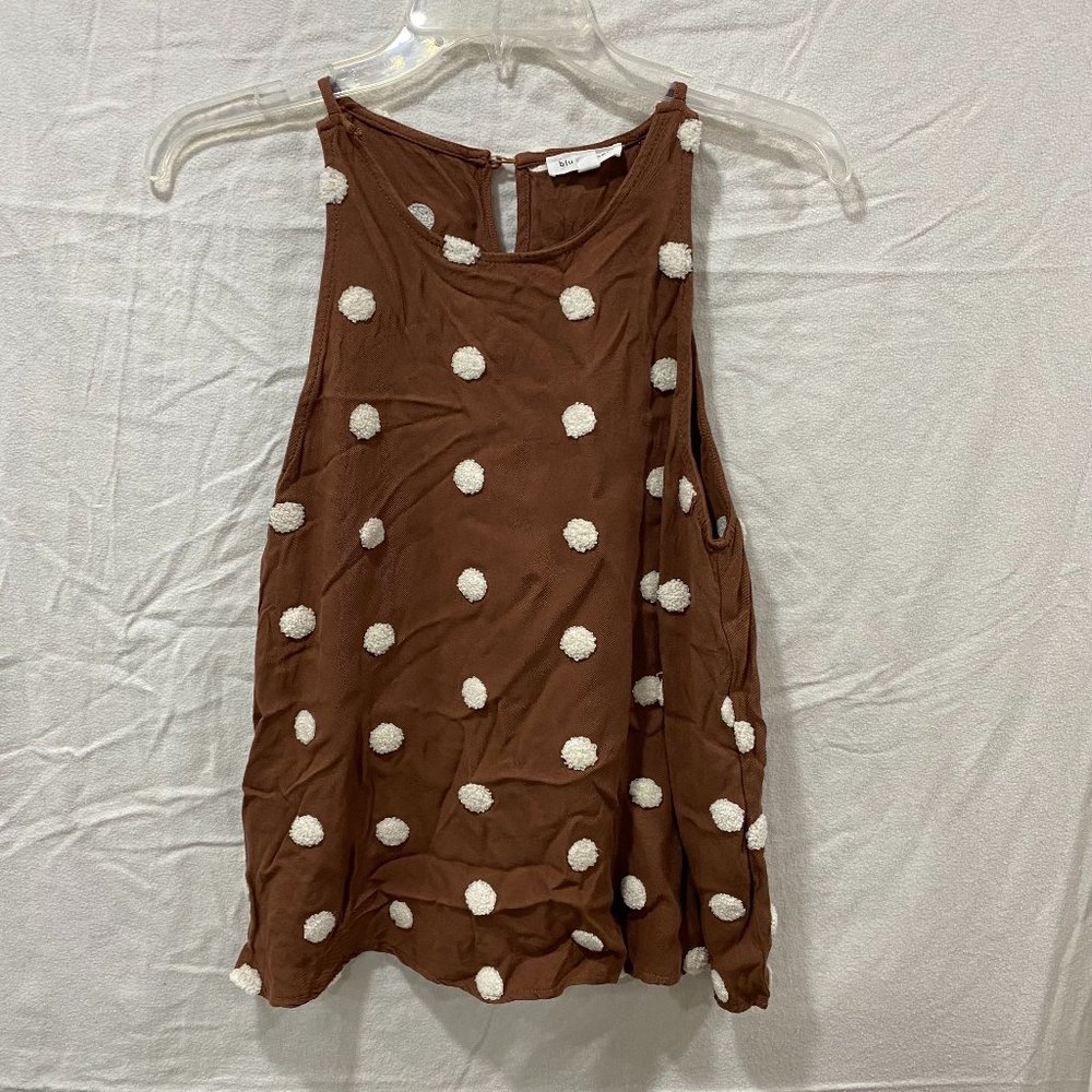 Textrued PolkDot Tank